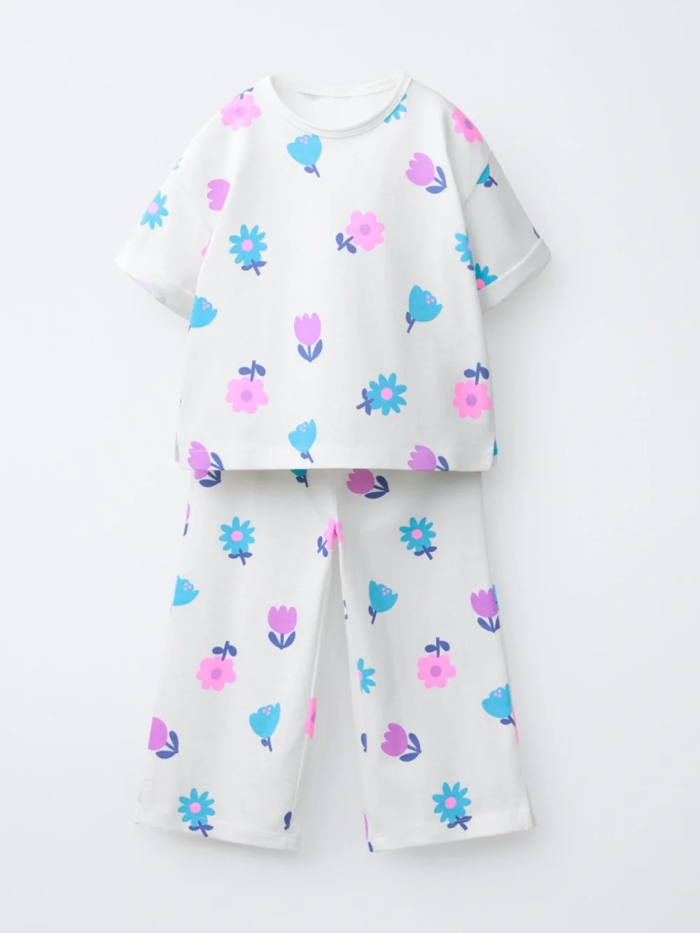 ZARA PRINTED T-SHIRT AND JOGGING TROUSERS SET